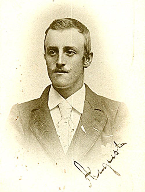 Peter August Johansson, Lydias första make och far till barnen Annie och  Gustaf