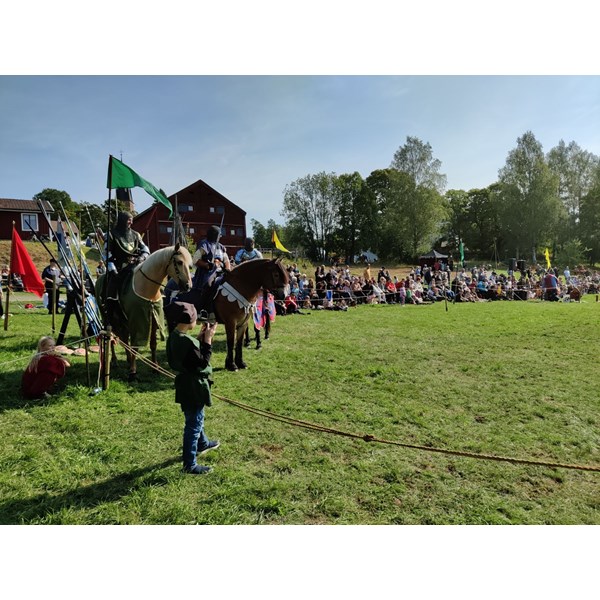 Riddare på Alnö hembygdsförenings Medeltidsdagar