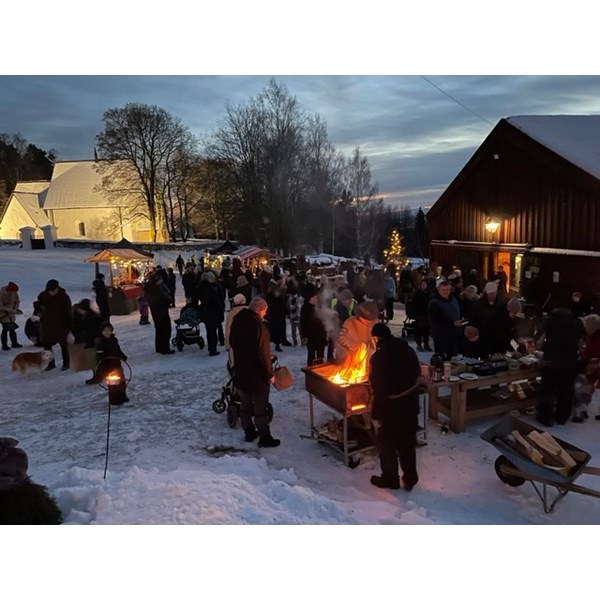 Luciamarknad på Tunet