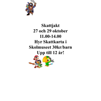 Skattjakt 27 och 29 Oktober