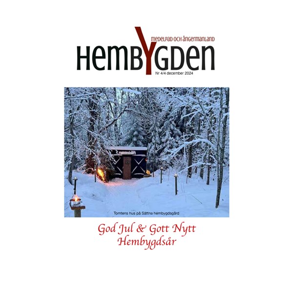Tidningen HembYgder Medelpad och Ångermanland nr 4 2024 framsida