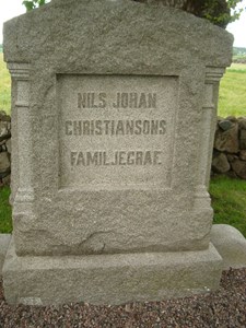 Nils Johan Christianssons familjegrav, Askome 515 Rännebacken