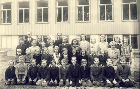 Askome 502, Gamla skolan, år 1944.