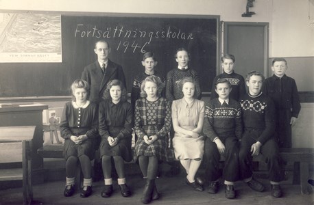 Askome 502, Gamla skolan, år 1946.
