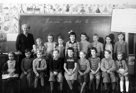 Askome 502, Gamla skolan, år 1953