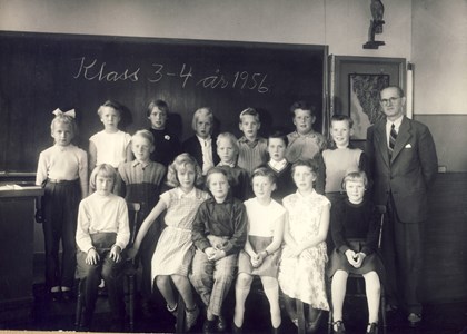 Askome 502, Gamla skolan, år 1956