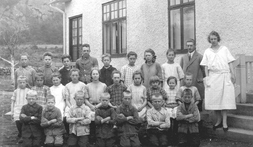 Askome 502, Gamla skolan, år 1924