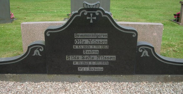 Otto Nilsson o h h Hilda Sofia, Askome 104 Kungsbacka