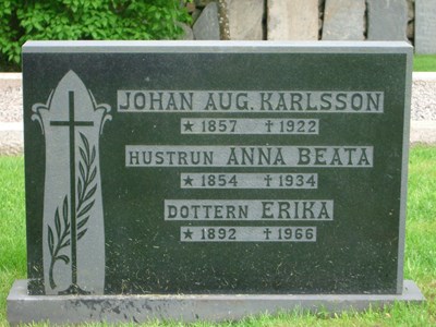 Johan Aug. Karlsson, Lågastorp 101, Hörabacken