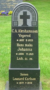 Carl Aron Abrahamsson o h h hustru Johanna, Yngered 102 Emanuels