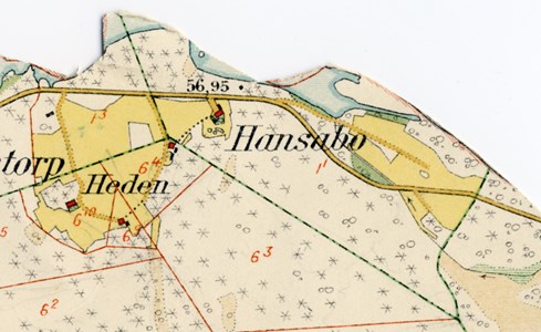 Karta över Hansabo Askome