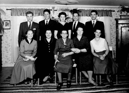 Familjen i Lågastorp Askome 1959.