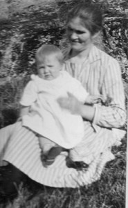 Jenny Ekström och sonen Olle