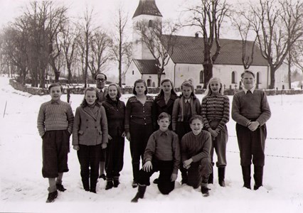 Aspö skola Fortsättningsskolan  1949-50