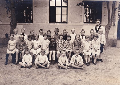 Aspö skola 1930-1931 klass 1 och 2