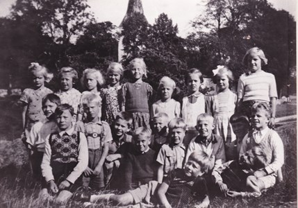 Aspö skola klass 1-2 1945