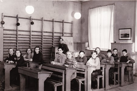 Aspö skolaklass 5-6 1949