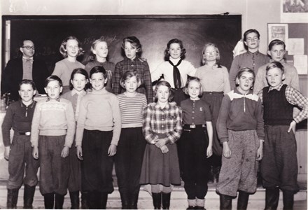 Aspö skola klass 5-7 1952