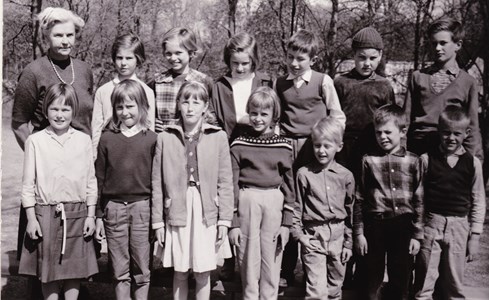 Aspö skola klass 1 1958