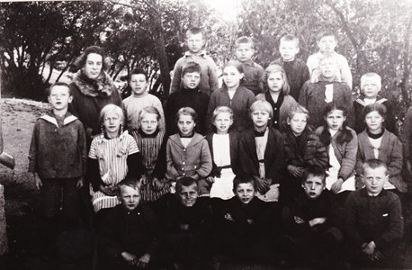 Aspö skola  år 1926 klass 3 och 4