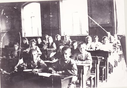 Aspö skola 1906 klass 3-4