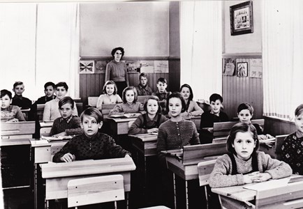 Aspö skola klass 3-4 1955