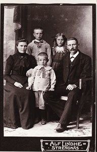 Verner Widlund med familj