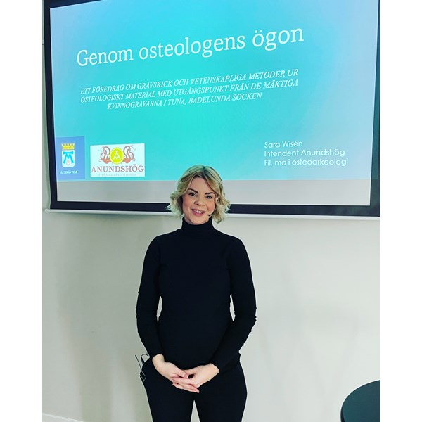 Sara Wisén, intendent Anundshög