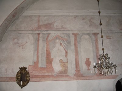 Bergshammars kyrkas väggmålningar