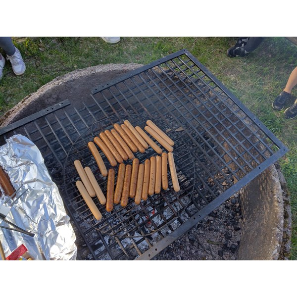 Grillen är tänd