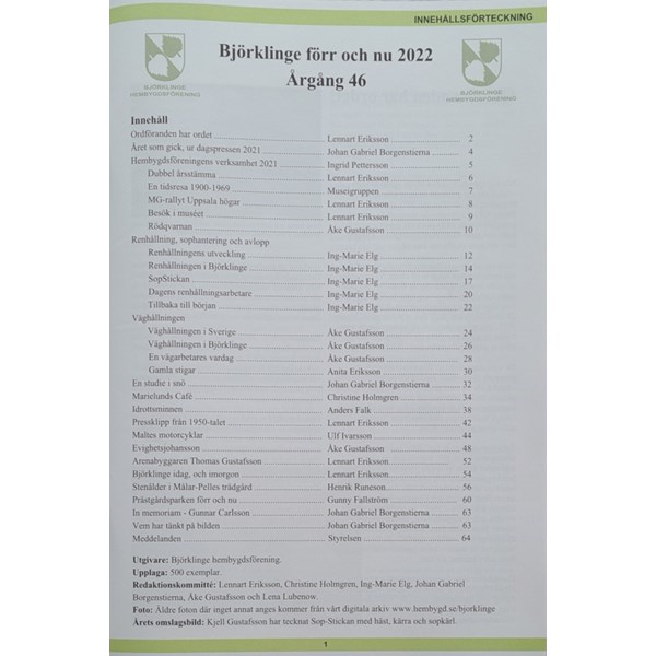 Björklinge förr och nu