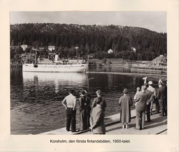 008.17 Stadens fotografier 2 - Den första finlandsbåten på 1950-talet