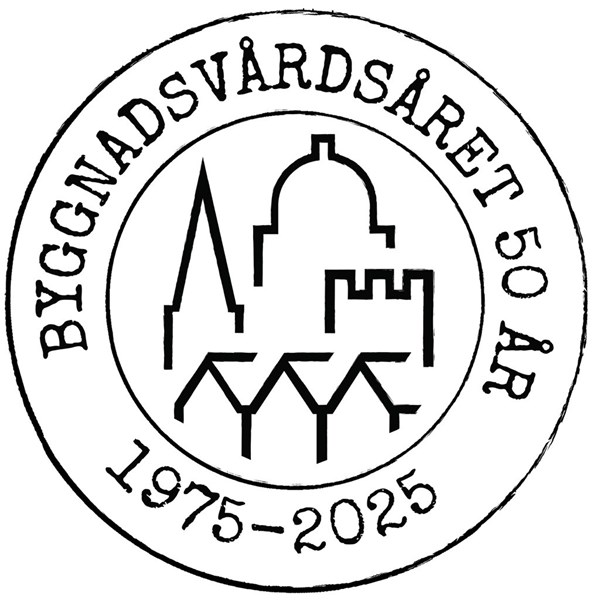Logga för Byggnadsvårdsåret 50 år 1975-2025