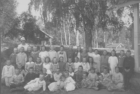 Kyrkskolan, skolfoto 1923