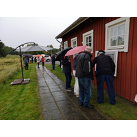 När byggde han huset?
