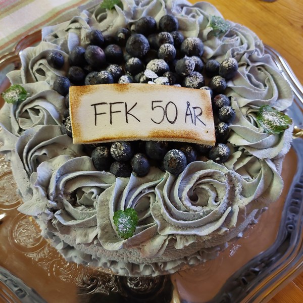 Tårta från 50-årsjubileet.