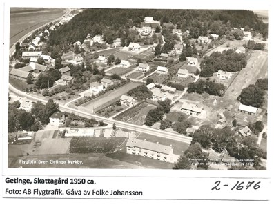 Getinge Skattagård ca 1950  2-1676