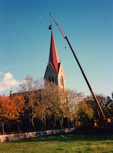 Gödestads kyrka, Ny beklädnad kyrktornet