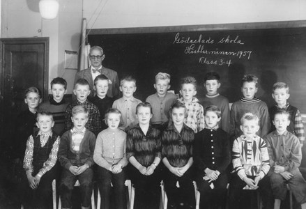 1957 Gödestads skola, klass 3-4