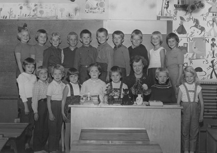 1961-1962 Gödestads skola hösten klass 1-2