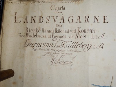 Karta Hålanda år 1764