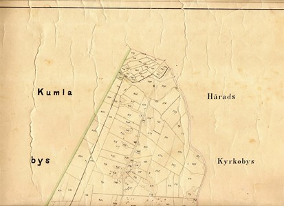 Gredby karta 1870 A