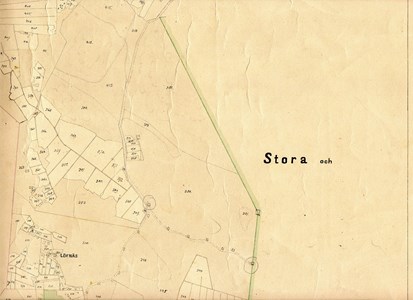 Gredby karta 1870 E