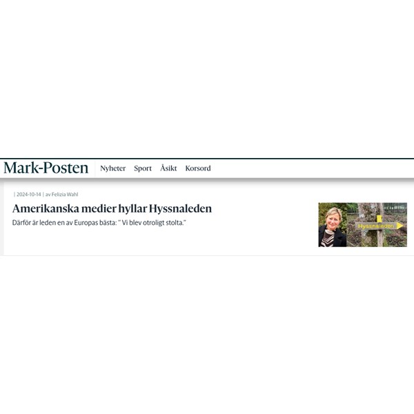 Mark Posten skriver om Hyssnaleden