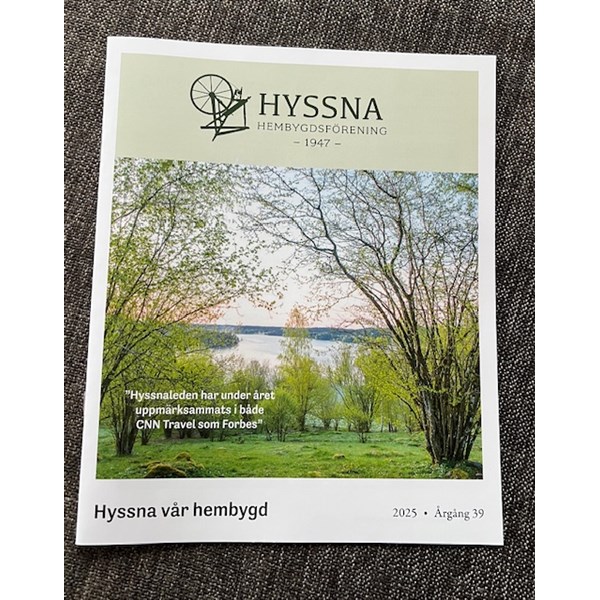 Omslag Hyssna vår hembygd 2025