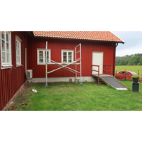 Målning av fasad
