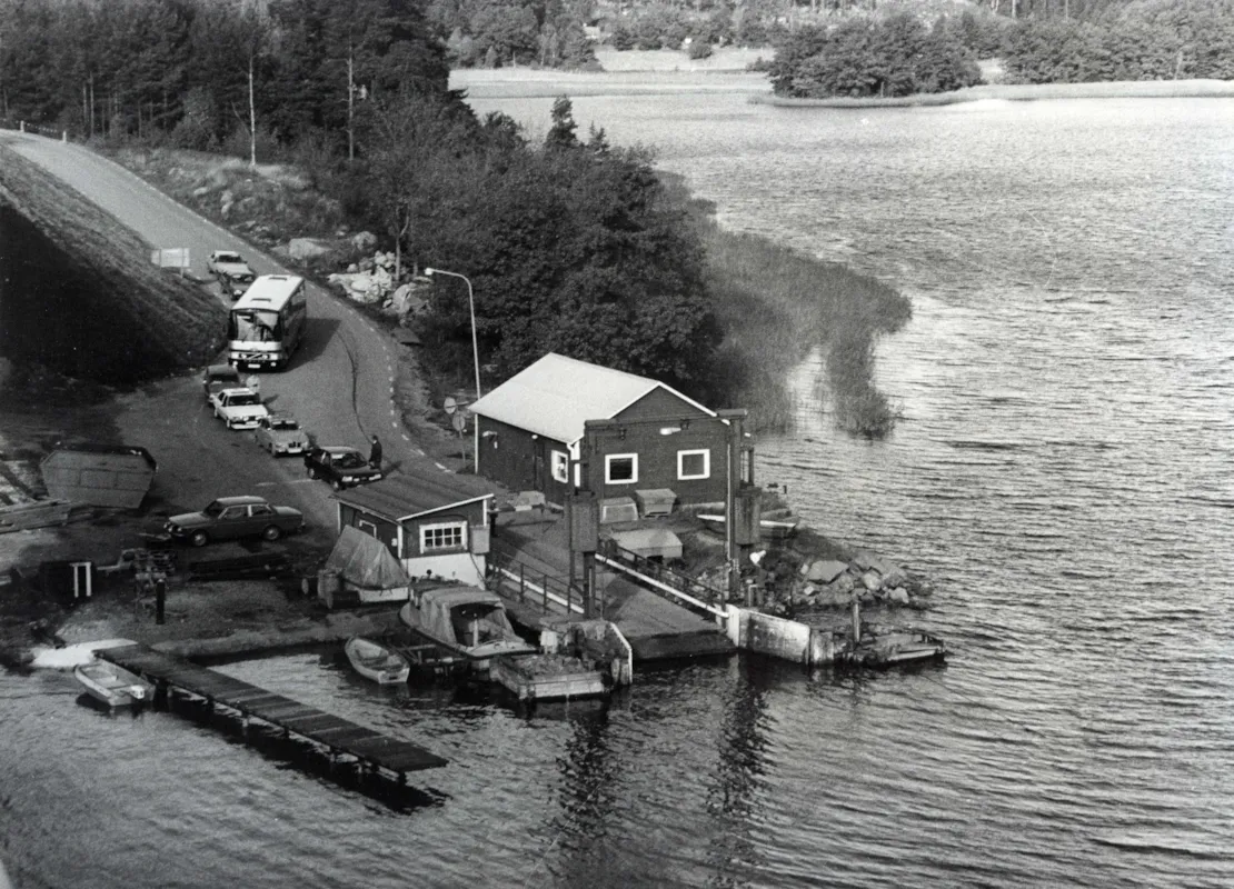 Färjeläget från bron