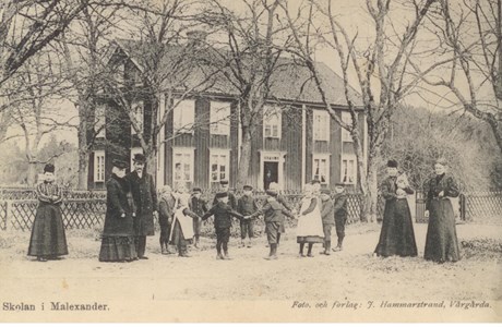 Malexanders kyrkskola början 1900 talet