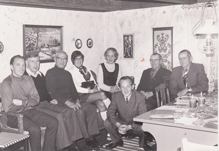Björnön Hembygdsföreningens styrelsemöte  1973