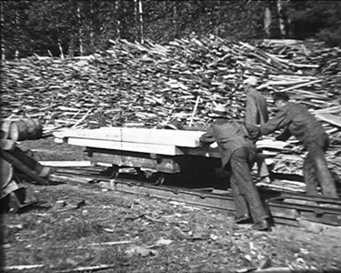 Malexander sågverk vid sjön